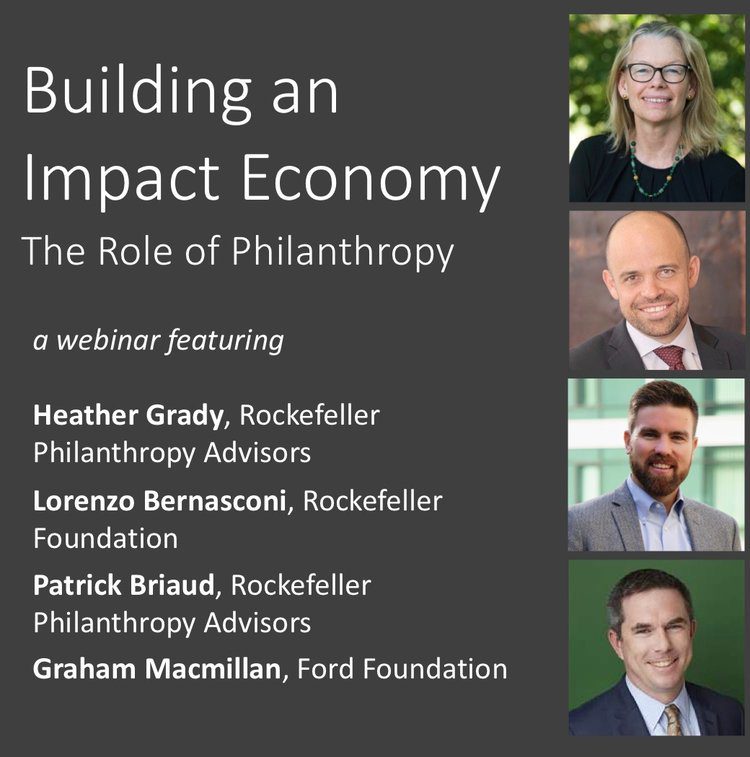 Building an Impact Economy: The Role of Philanthropy