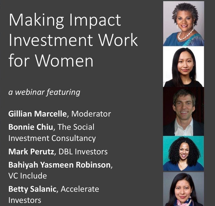 Making Impact Investment Work for Women