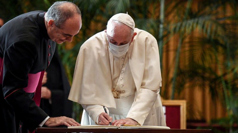 Pope Francis and Cardinal
