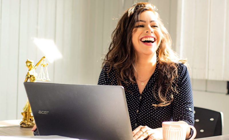 Happy Female Attorney