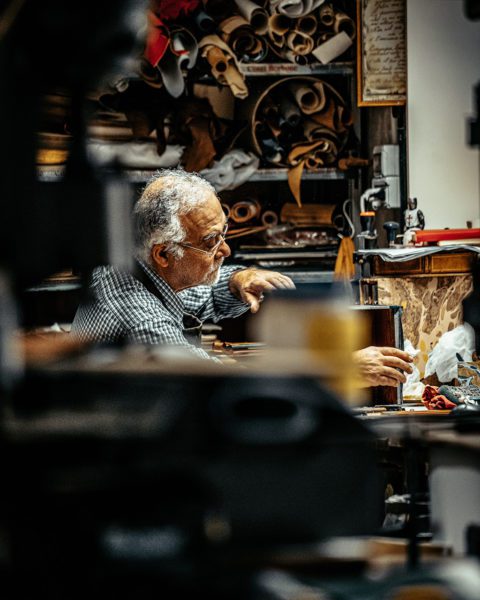 Man working in workshop