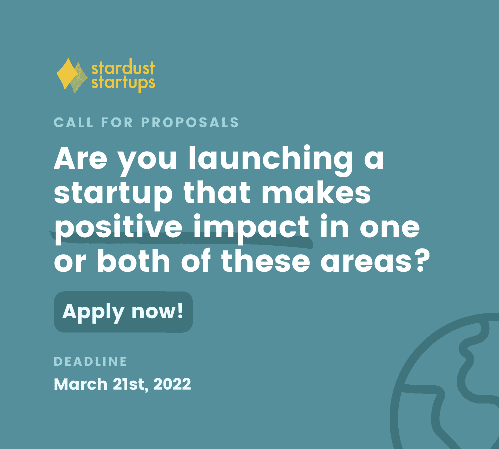 2022 Call For Proposals | Startups for Positive Impact