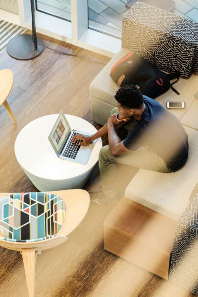 Man at computer