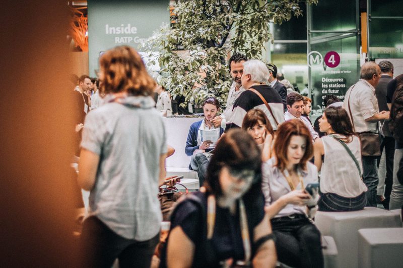Young people at Vivatech Paris