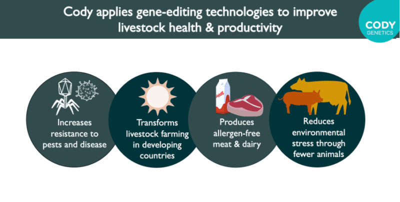Cody Genetics Gene Editing Graphic