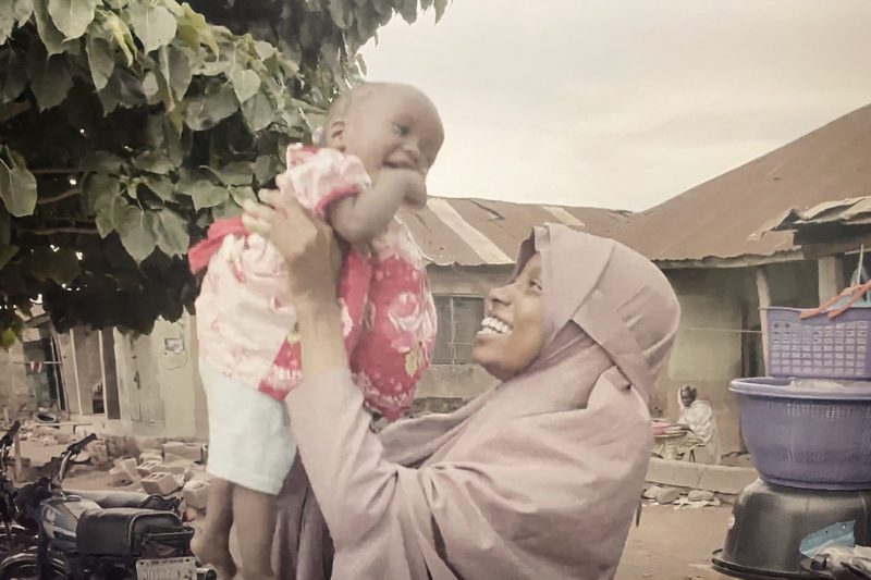 African Woman with Child
