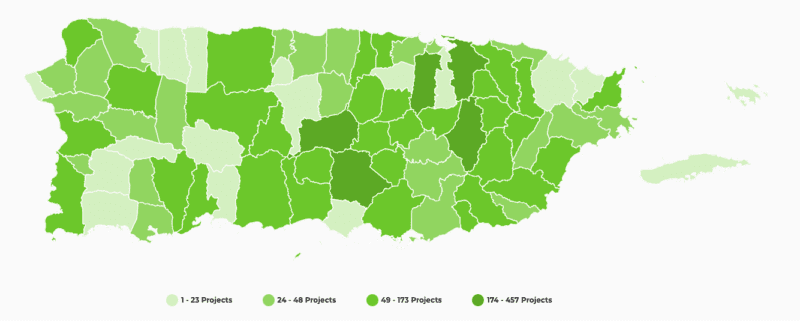 Puerto Rico Reconstruction Graphic