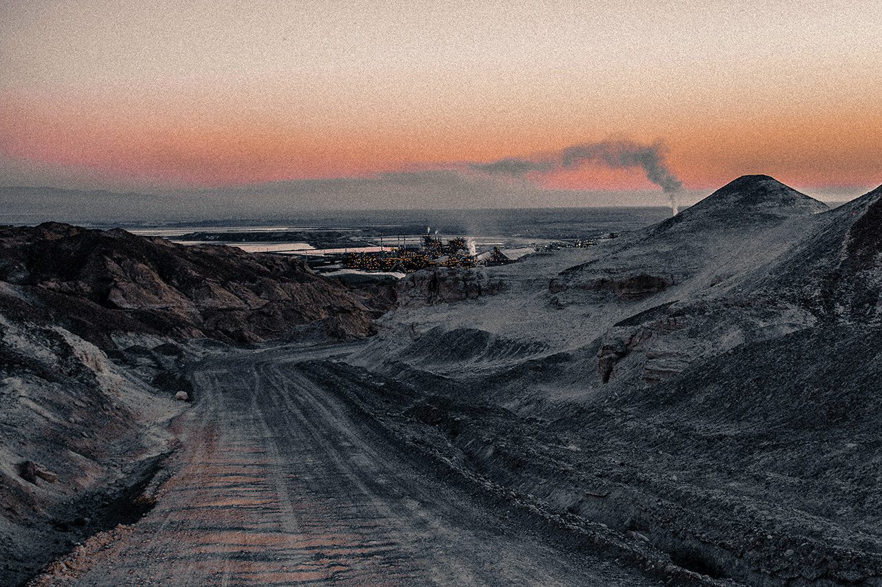 Tar sands petroleum site