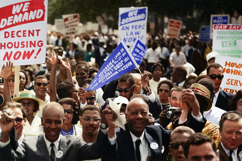 Black Americans march for housing equity