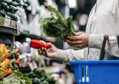 Produce in store