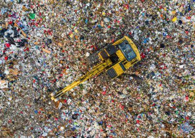 Food Waste with tractor