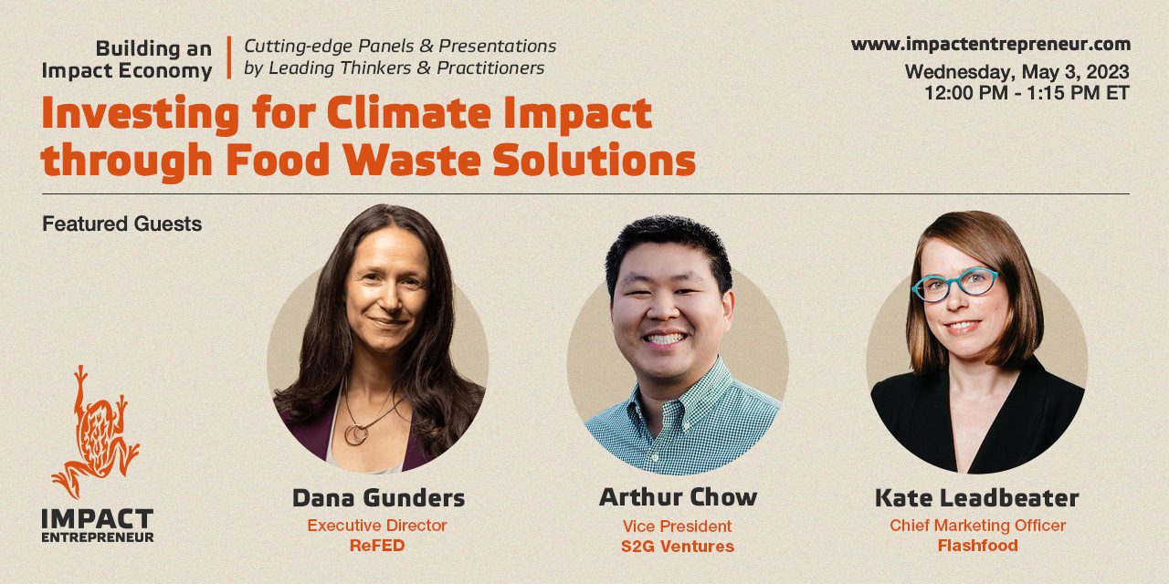 Eventbrite Food Waste Solutions Webinar Poster