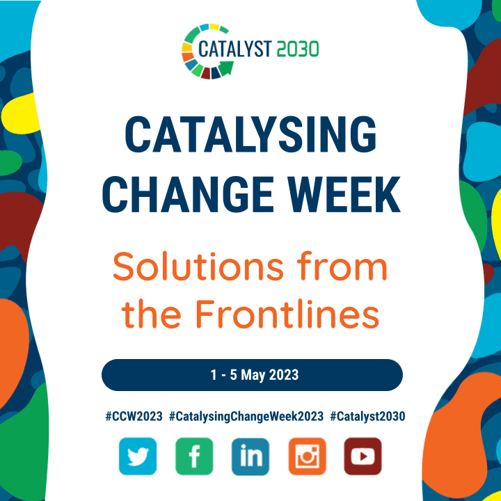 Catalysing Change Week Poster Image
