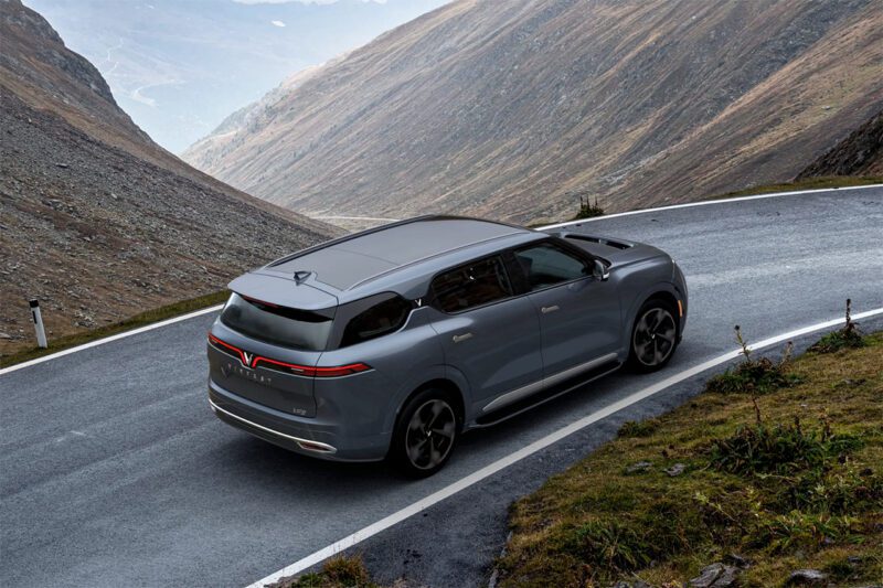 Vinfast SUV on the road