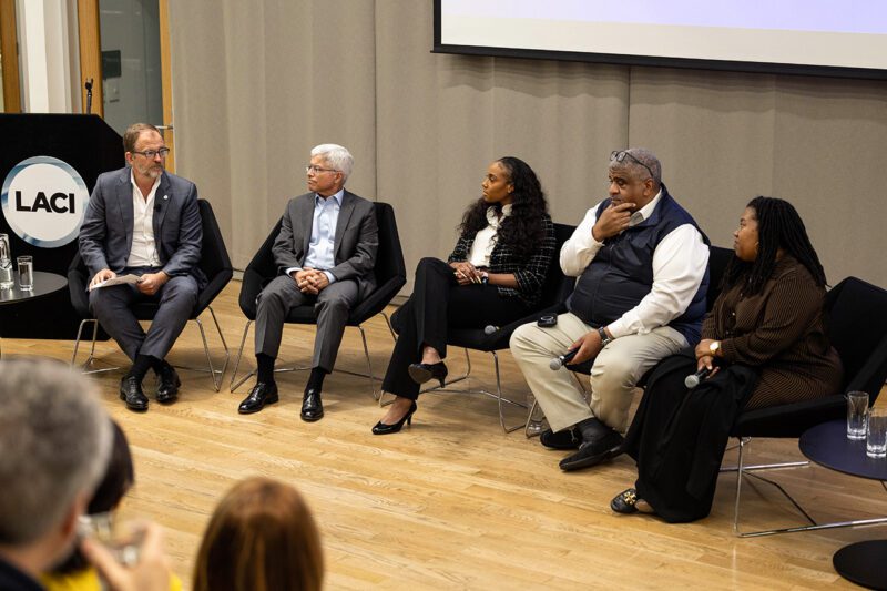 Panel discussion at La Kretz Innovation Center in LA