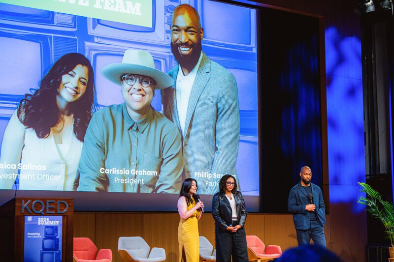 Jessica Salinas, Calissia Graham, and Phillip Sanders of New Media Ventures