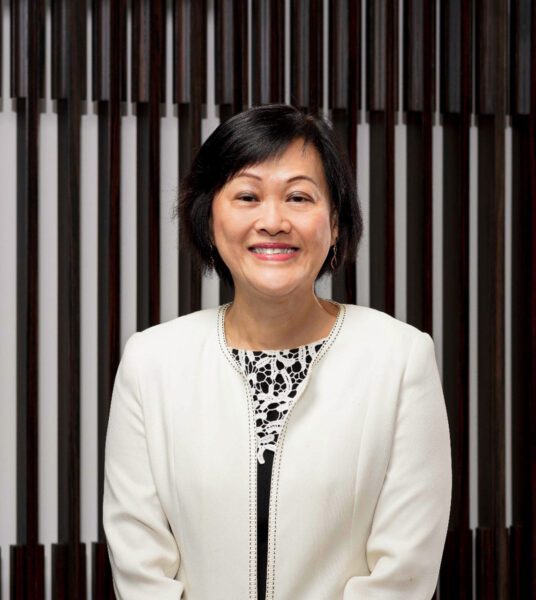 May Tan smiling