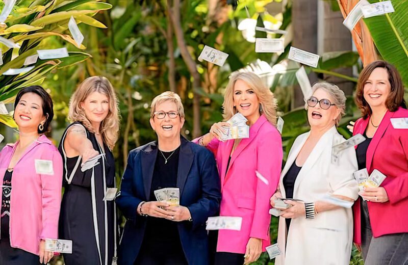 Cast members of Show Her the Money documentary