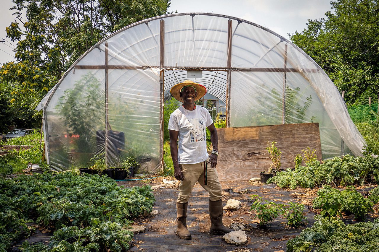 Plantation Heights Urban Farm Creator Preston Keres. Credit - Farm Production and Conservation