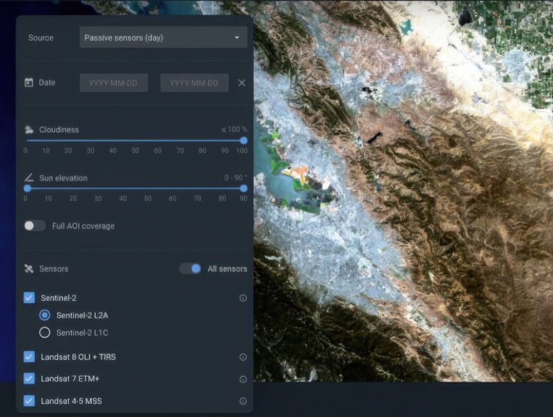 Real-Time Earth Observation via satellite