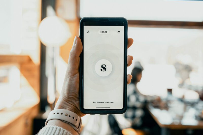Cash transfer app on cell phone