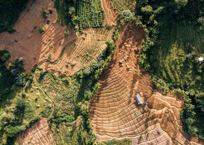 Satellite mapping of degraded landscape