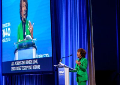 Congresswoman Maxine Waters speaks at OFN2024