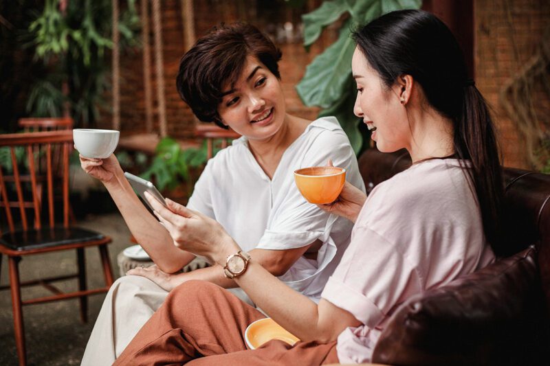 Two Asian female entrepreneurs