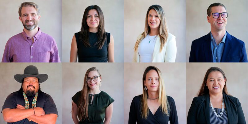 Headshots of management team at Navajo Power