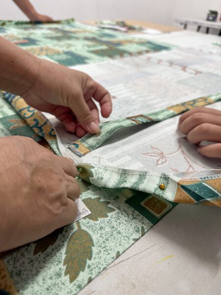 Hands on Asian handmade fabrics