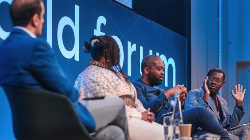 Panelists at 2025 Skoll World Forum