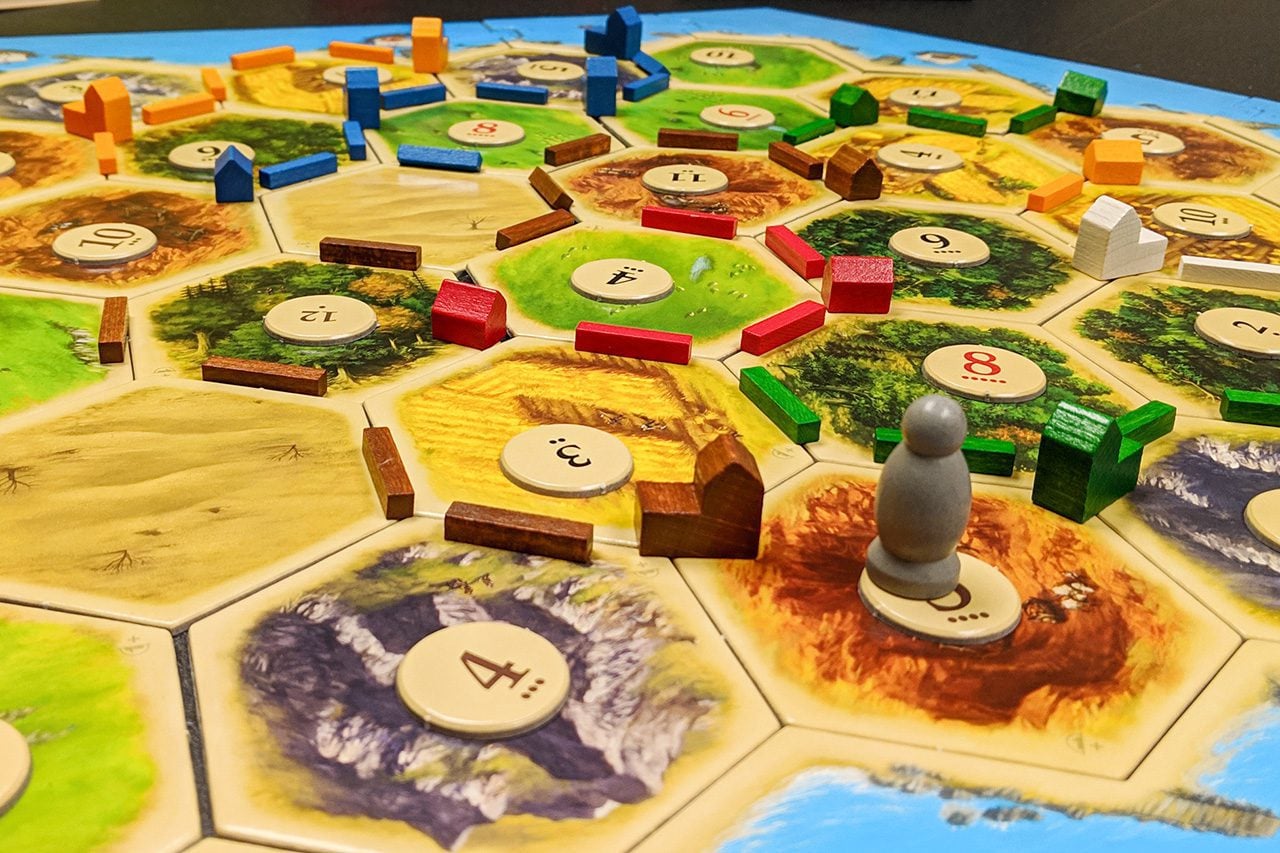 Catan-New Energies Board Game board