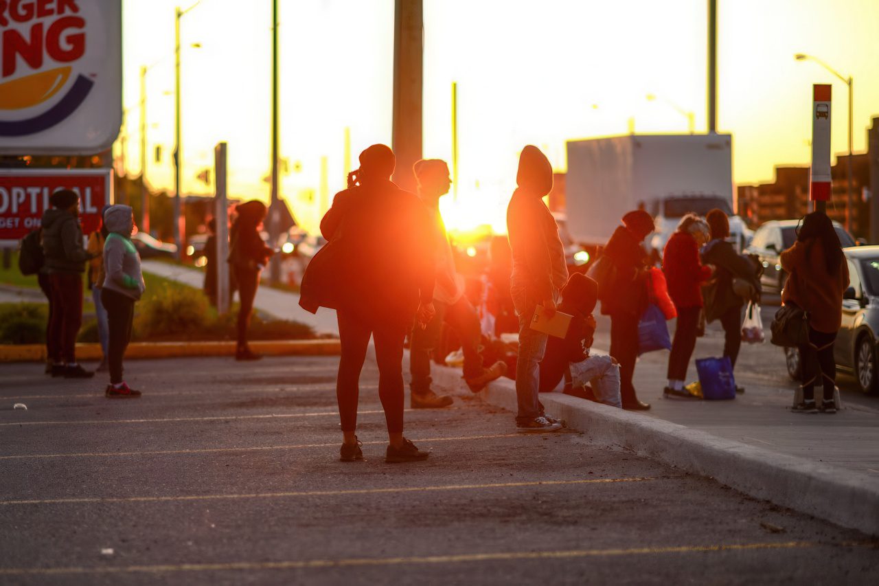People walking the Greater Golden Mile