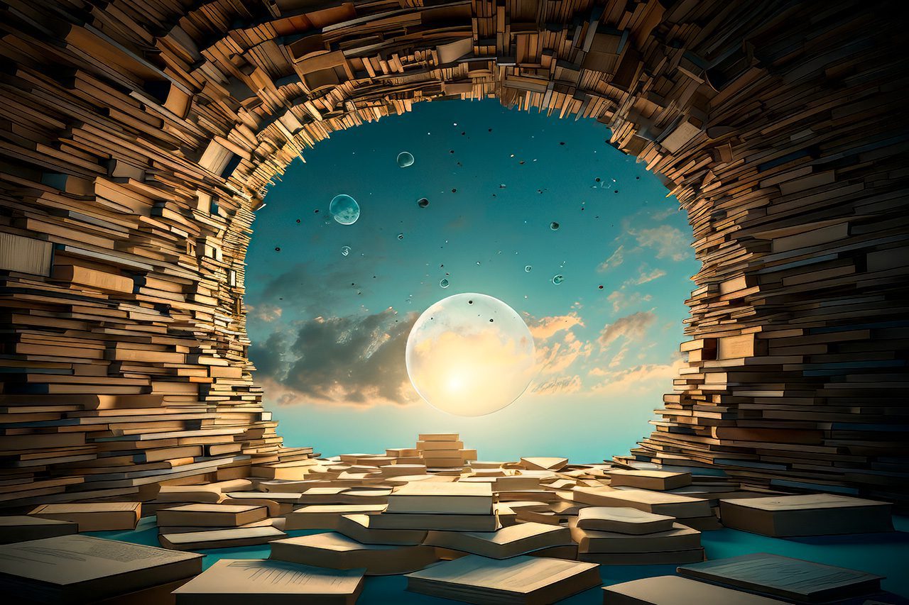 Cosmic bookshelf