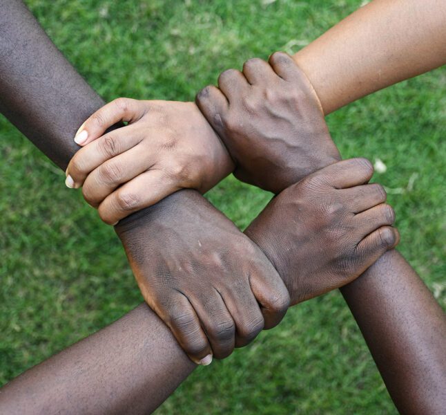 Three arms locked