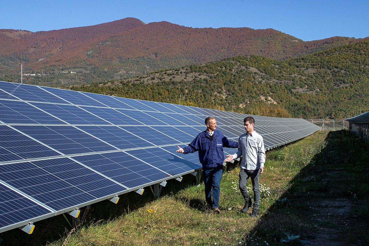 Solar installation in North Macedonia