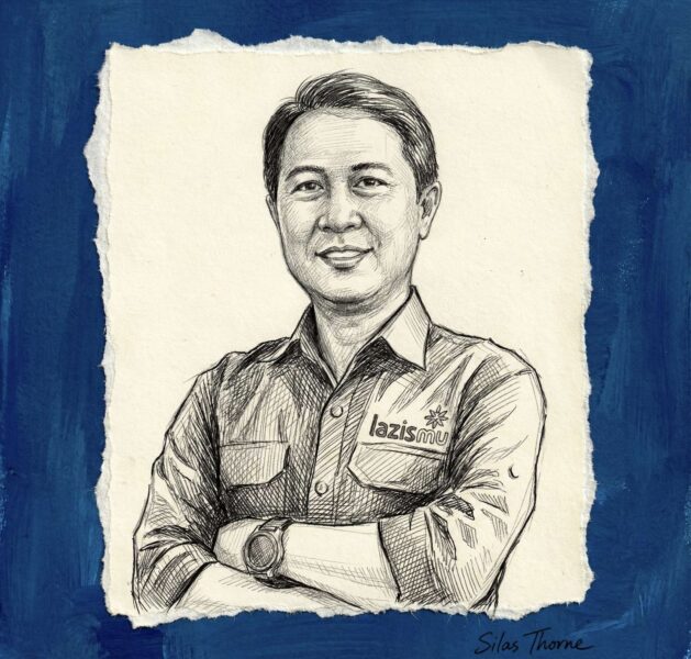 Hilman Latief headshot illustration