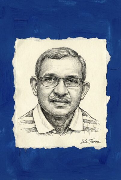 Keyur Mahendra Sarda headshot illustration