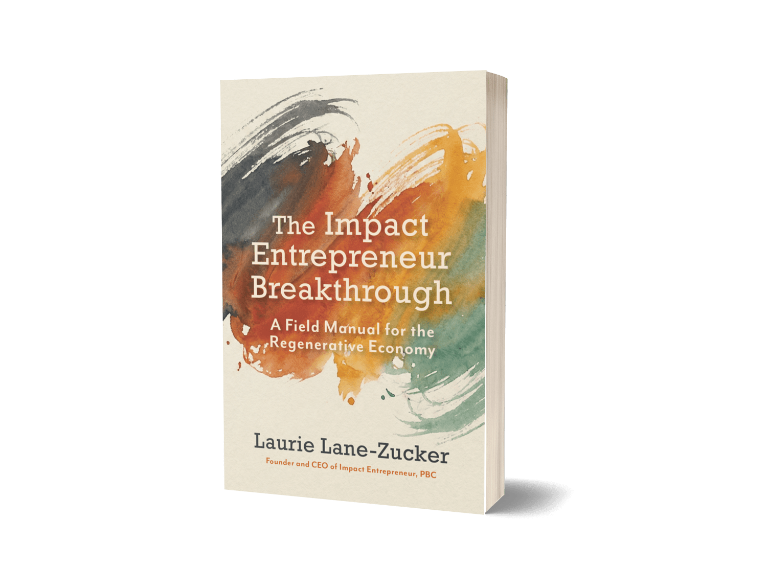 The Impact Entrepreneur Breakthrough — 3D book cover showing watercolor artwork