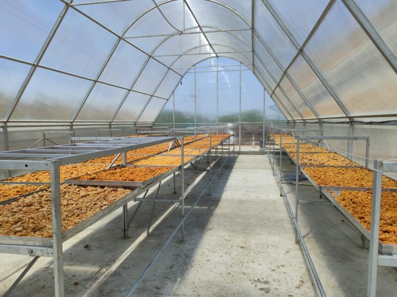 Cimate-controlled agricultural infrastructure