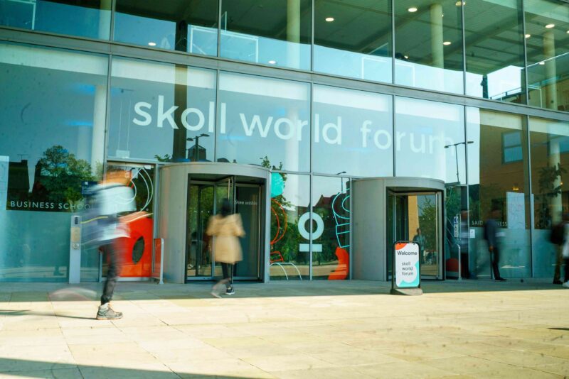Skoll World Forum entrance in Oxford