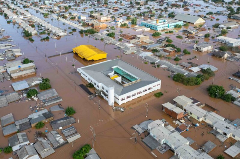 Flooded city