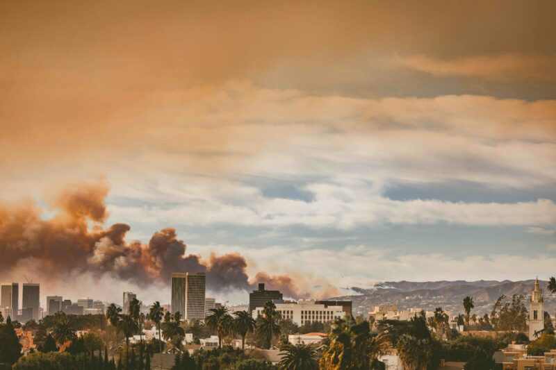WIldfires around Los Angeles