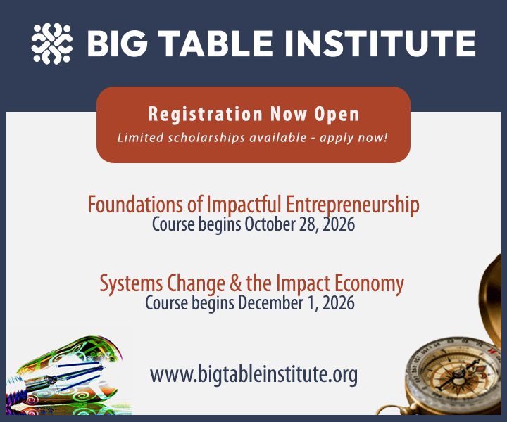 Big Table Institute Square ad