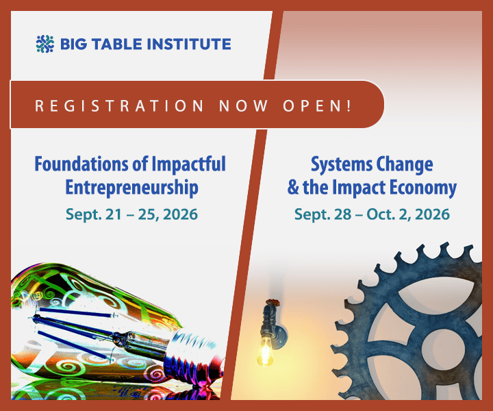 Big Table Institute Square Ad