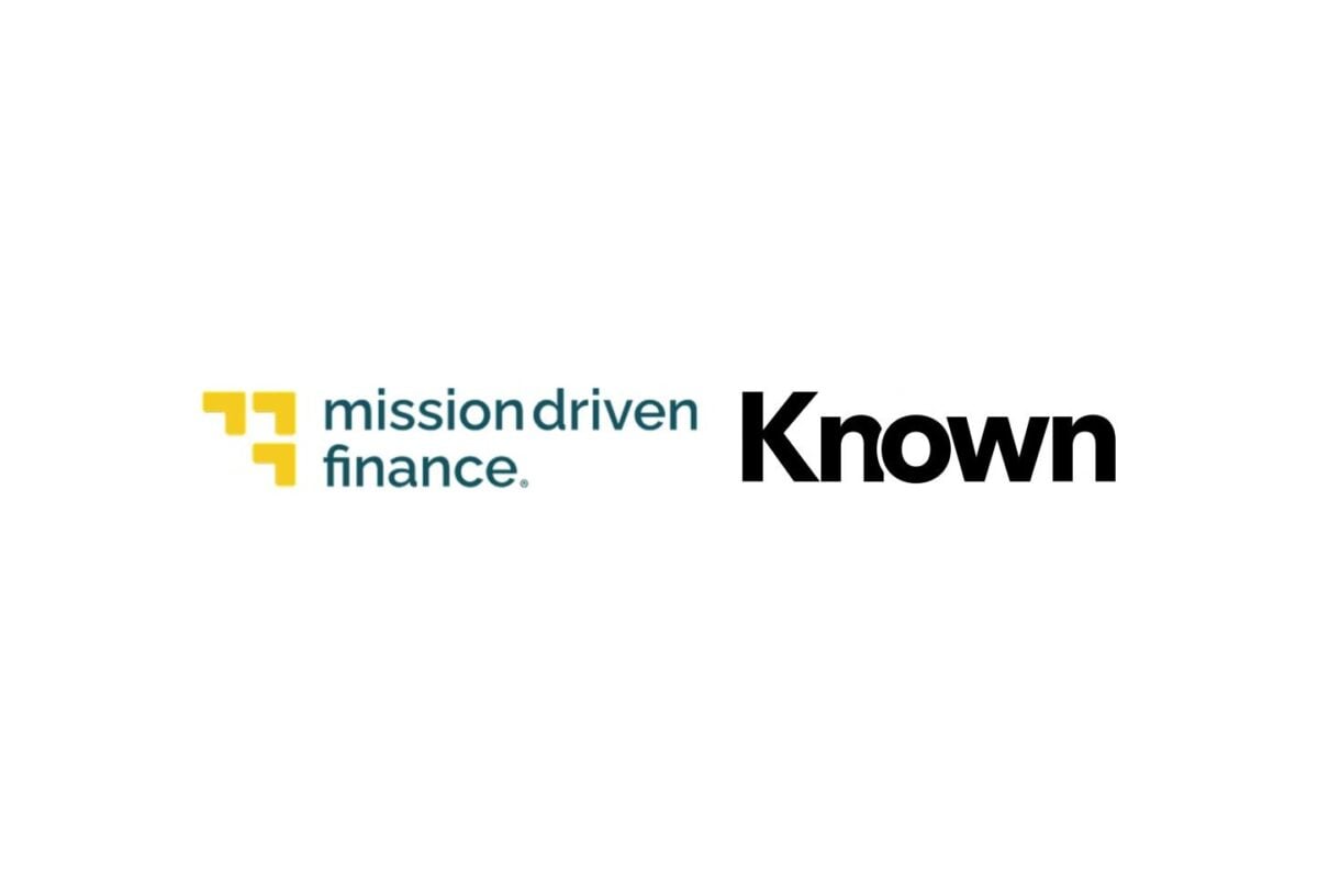 The Mission Driven Finance and Known logos, side by side