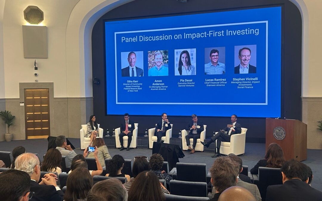 Impact-First Investing Takes the Stage at the New York Fed